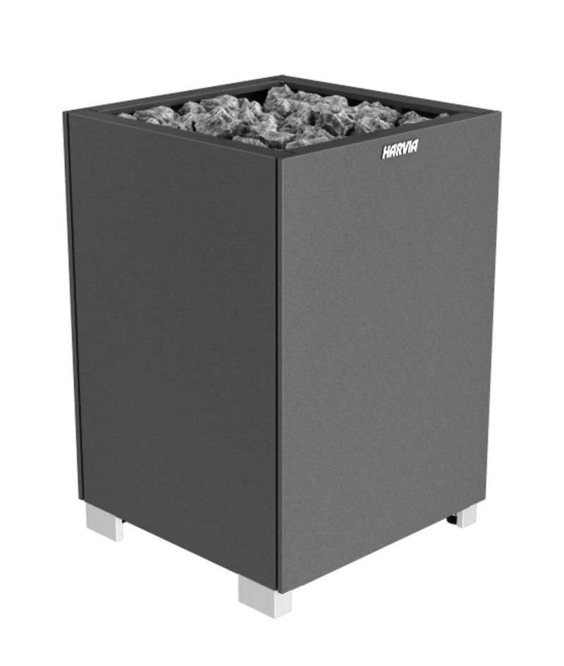 Печь электрическая Harvia Modulo MD180 Black (чёрная, без пульта)